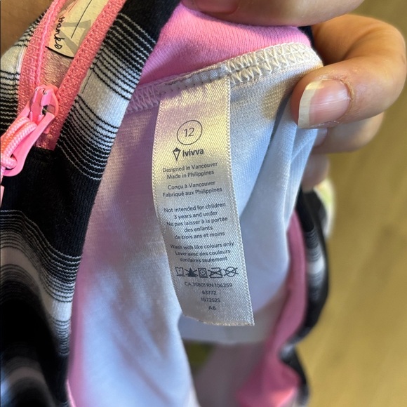 Ivivva Pink and Black Plaid Activewear - Picture 2 of 3